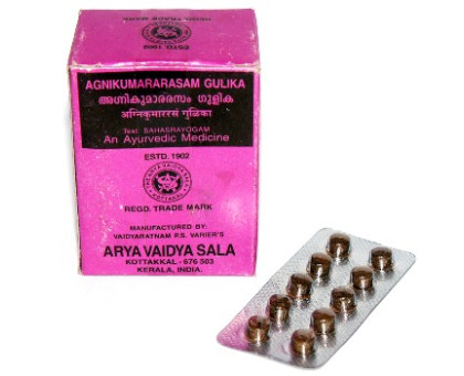 Агнікумара рас Коттаккал (Agnikumararasam gulika Kottakkal), 100 таблеток