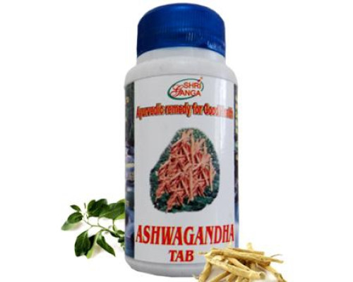 Ашваганда Шрі Ганга (Ashwagandha Shri Ganga), 120 таблеток