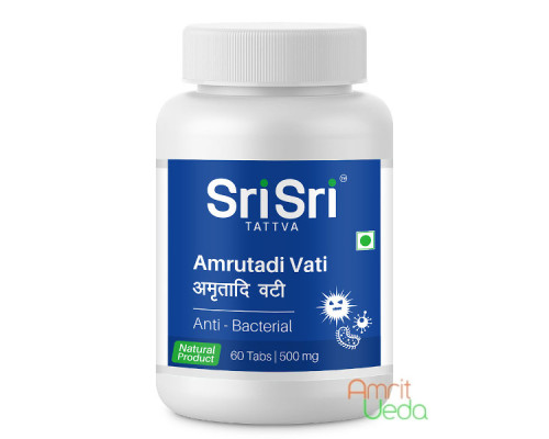 Амрутаді ваті Шрі Шрі Таттва (Amrutadi vati Sri Sri Tattva), 60 таблеток
