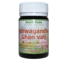 Ашваганда Гхан ваті (Ashwagandha Ghan vati), 90 таблеток - 34 грама