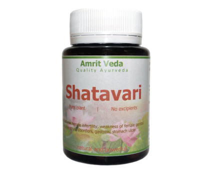 Шатавари Амрит Веда (Shatavari Amrit Veda), 60 капсул