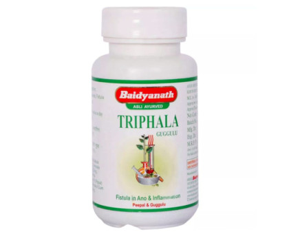 Triphala Guggulu Baidyanath, 80 tablets - 25 grams