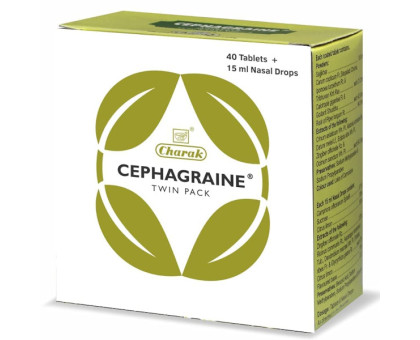 Cephagraine tablets + drops Charak, 40 tablets + 15 ml