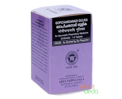 Гопічанданаді гуліка Коттаккал (Gopichandanadi gulika Kottakkal), 100 таблеток
