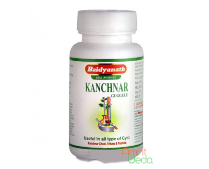 Канчнар Гуггул Байдьянатх (Kanchnar Guggulu Baidyanath), 80 таблеток - 30 грамм