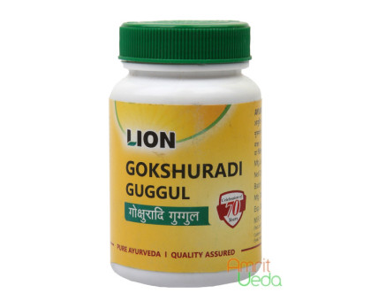 Gokshuradi Guggul Lion (Gokshuradi Gugul Lion), 100 tablets