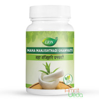 Маха Манджиштаді Гханваті (Maha Manjishthadi Ghanvati), 100 таблеток - 30 грам