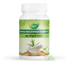 Маха Манджиштаді екстракт (Maha Manjishthadi extract), 100 таблеток - 30 грам