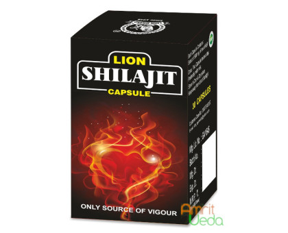 Шиладжит очищенный Лайон (Shilajeet Lion), 30 капсул