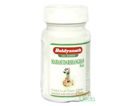Махасударшан екстракт Байд'янатх (Mahasudarshan extract bati Baidyanath), 40 таблеток - 10 грам