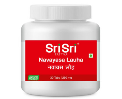 Наваяс лаух Шрі Шрі Таттва (Navayasa lauha Sri Sri Tattva), 30 таблеток
