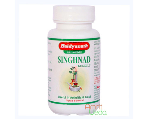Сінгхнаді Гуггул Байд'янатх (Singhnad Guggulu Baidyanath), 80 таблеток