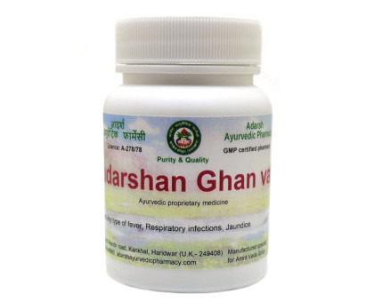 Sudarshan extract Adarsh Ayurvedic Pharmacy, 20 grams ~ 55 tablets