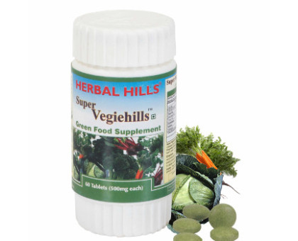 Супер Веггіхілс Хербалхілс (Super Vegiehills Herbalhills), 60 таблеток