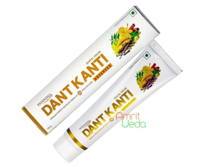 Зубная паста Дант канти Адвансед Патанджали (Toothpaste Dant Kanti Advanced Patanjali), 100 грамм