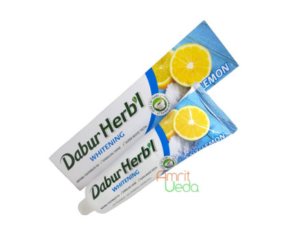 Відбілююча зубна паста Сіль і Лимон Дабур (Toothpaste whitening Salt and Lemon Dabur), 80 грам