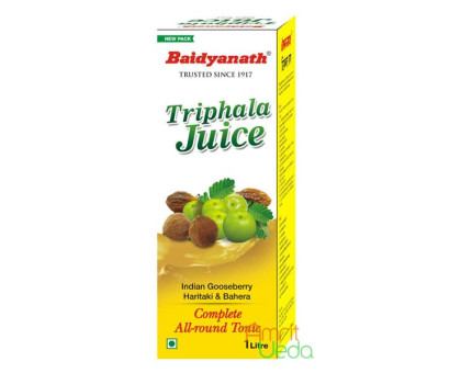 Трифала сок Байдьянатх (Triphala juice Baidyanath), 1 литр