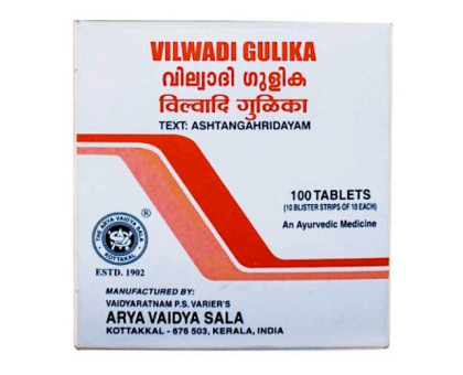 Вільваді гуліка Коттаккал (Vilwadi gulika Kottakkal), 100 таблеток