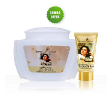 Набір — крем Whitening Precious Pearl White Plus + крем для навколоочних Shasmooth Plus Almond, 500 грам + 40 грам