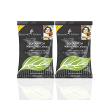 Фарба для волосся Natural Colourveda чорнувато-коричневий, 2 × 100 грам