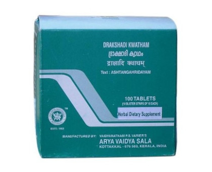 Дракшади экстракт Коттаккал (Drakshadi extract Kottakkal), 2х10 таблеток