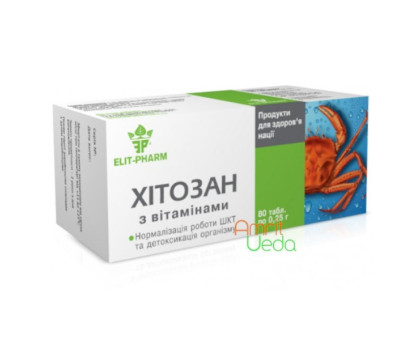 Chitosan with vitamins Elit-Pharm, 80 tablets
