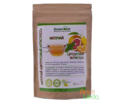 Herbal tea Citrus antistress Danikafarm-GreenSet, 20 tea bags