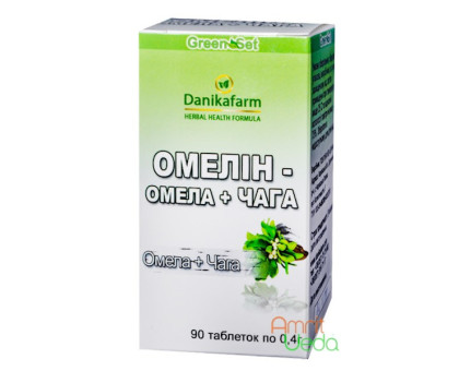 Омелин - Омела+Чага Даникафарм, 90 таблеток