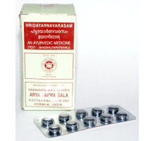 Хрідаяарнаварасам гуліка (Hridayarnavarasam gulika), 100 таблеток