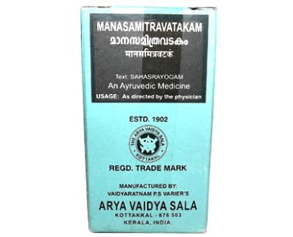 Манасамитра ватакам с золотом Коттаккал (Manasamitra vatakam Kottakkal), 20 таблеток