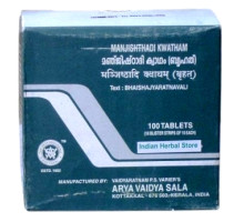 Манджиштаді кватх (Manjishtadi kwatam), 2х10 таблеток - 20 грам