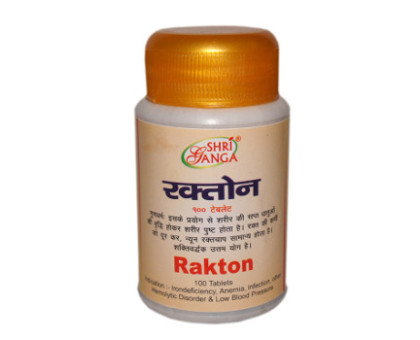 Рактон Шри Ганга (Rakton Shri Ganga), 100 таблеток