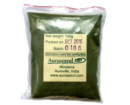 Moringa powder Aurospirul, 100 grams