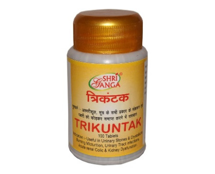 Трикунтак Шрі Ганга (Trikuntak Shri Ganga), 100 таблеток