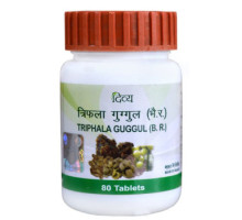 Тріфала Гуггул (Triphala Guggul), 80 таблеток - 40 грам